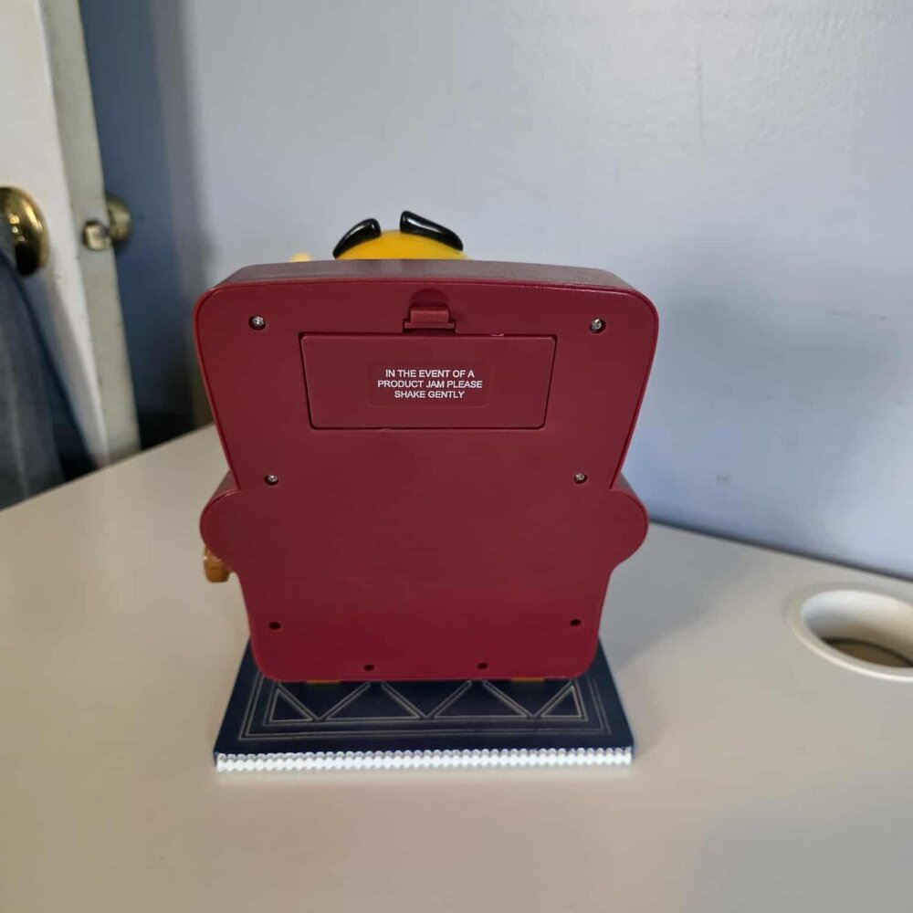 Vintage M&M Dispenser Yellow Peanut in Lounge Chair - Picture 4 of 5